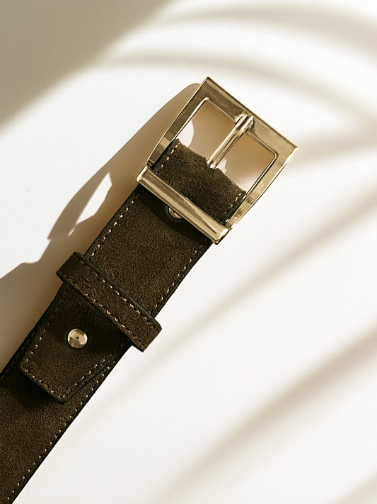 Loa – Dark Green Suede