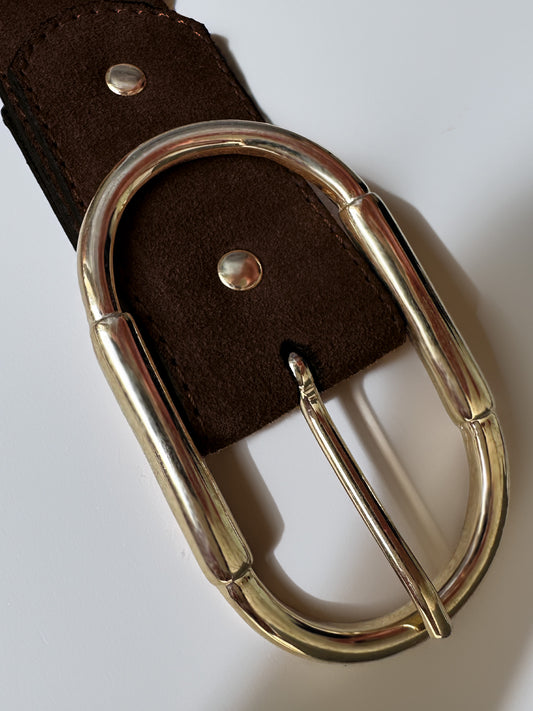 Goya – Dark Brown Suede