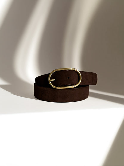 Goya – Dark Brown Suede