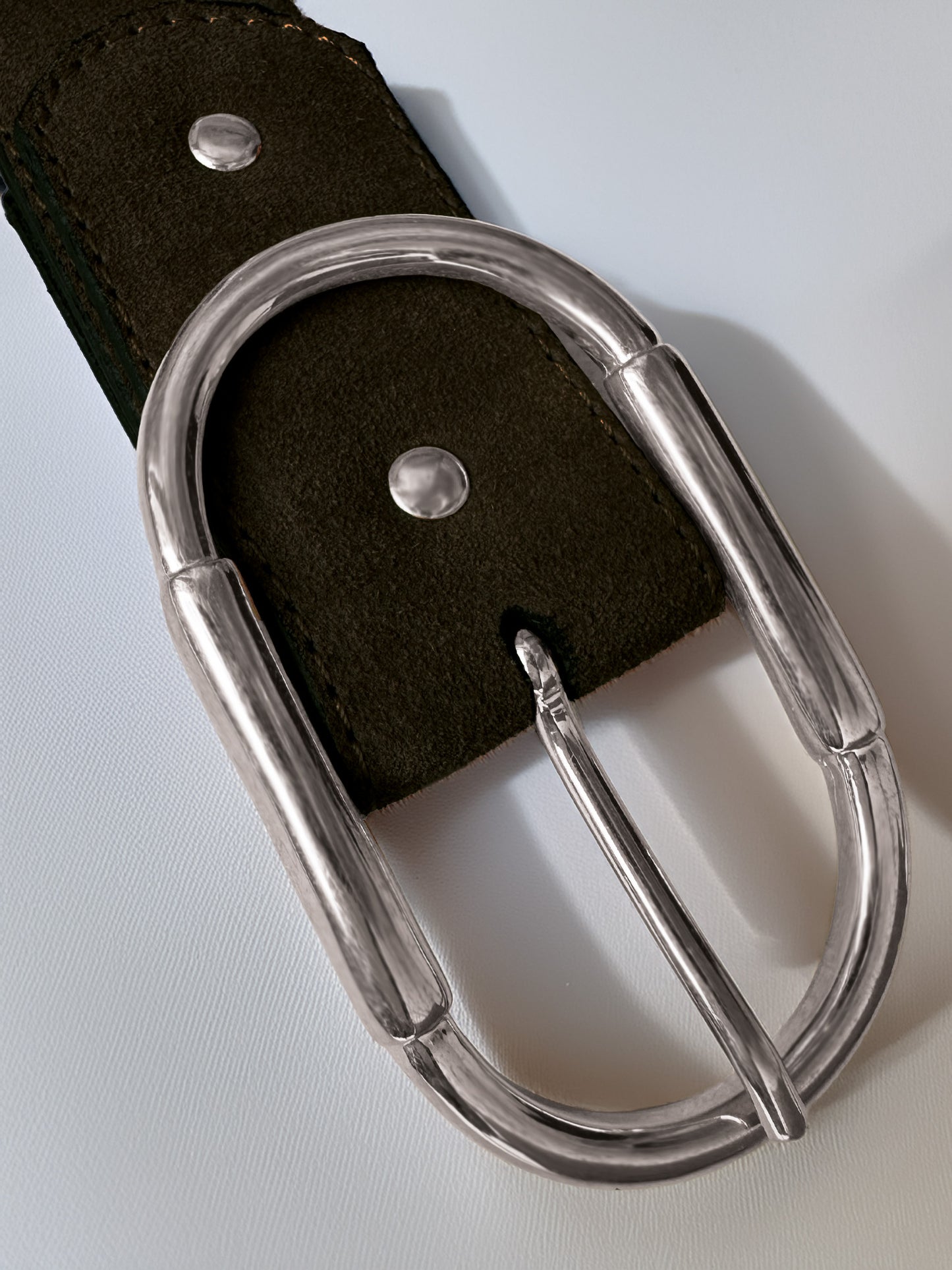 Goya – Dark Green Suede