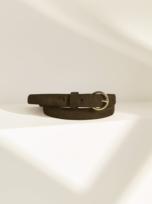 Lua – Dark Green Suede